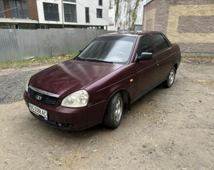 Красный ВАЗ 2170 Priora, объемом двигателя 1.6 л и пробегом 178 тыс. км за 1200 $, фото 3 на Automoto.ua
