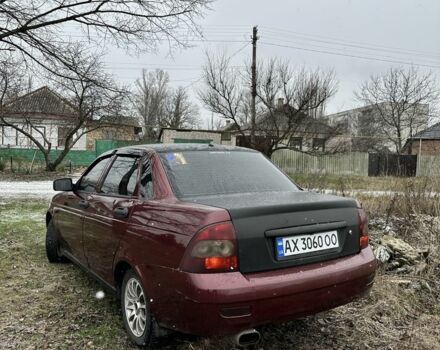 Красный ВАЗ 2170 Priora, объемом двигателя 1.6 л и пробегом 146 тыс. км за 2000 $, фото 2 на Automoto.ua