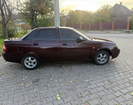 Красный ВАЗ 2170 Priora, объемом двигателя 1.6 л и пробегом 777 тыс. км за 1850 $, фото 4 на Automoto.ua