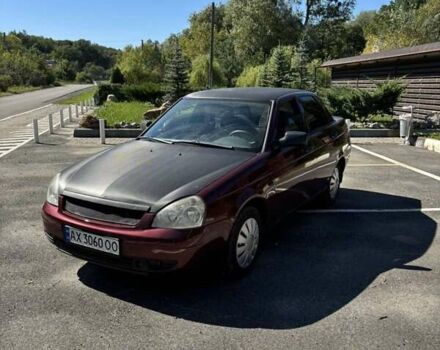 Красный ВАЗ 2170 Priora, объемом двигателя 1.6 л и пробегом 146 тыс. км за 1850 $, фото 2 на Automoto.ua