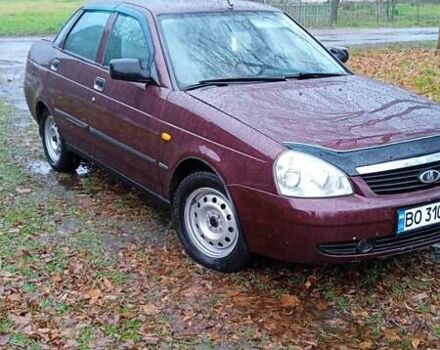 Красный ВАЗ 2170 Priora, объемом двигателя 1.6 л и пробегом 238 тыс. км за 1799 $, фото 4 на Automoto.ua