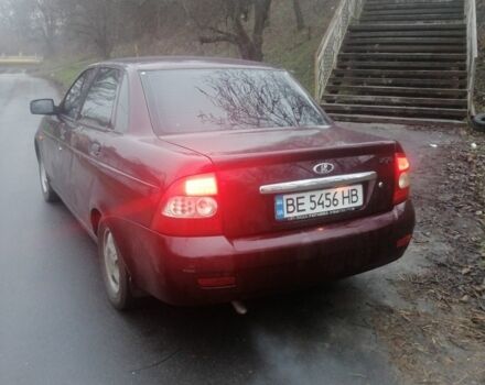 Красный ВАЗ 2170 Priora, объемом двигателя 1.6 л и пробегом 204 тыс. км за 1750 $, фото 8 на Automoto.ua