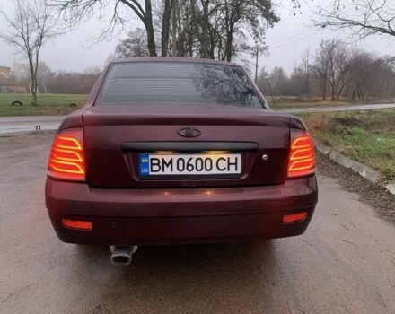 Красный ВАЗ 2170 Priora, объемом двигателя 1.6 л и пробегом 135 тыс. км за 3000 $, фото 5 на Automoto.ua