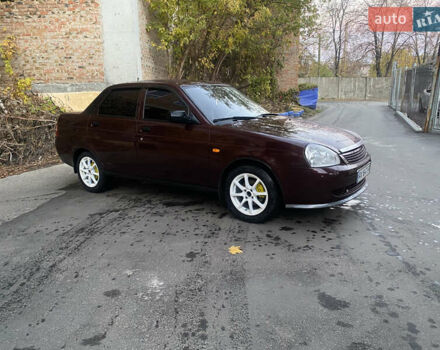 Красный ВАЗ 2170 Priora, объемом двигателя 1.6 л и пробегом 190 тыс. км за 3000 $, фото 3 на Automoto.ua