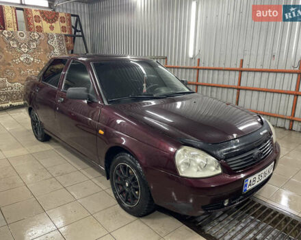 Красный ВАЗ 2170 Priora, объемом двигателя 1.6 л и пробегом 202 тыс. км за 1555 $, фото 5 на Automoto.ua