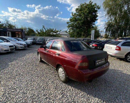 Красный ВАЗ 2170 Priora, объемом двигателя 1.6 л и пробегом 146 тыс. км за 2200 $, фото 3 на Automoto.ua