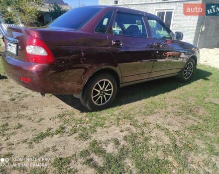 Красный ВАЗ 2170 Priora, объемом двигателя 1.6 л и пробегом 104 тыс. км за 3300 $, фото 6 на Automoto.ua