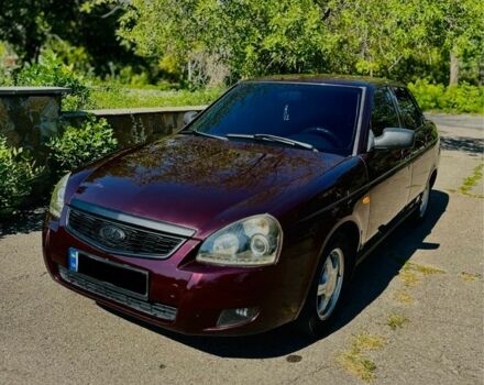 Красный ВАЗ 2170 Priora, объемом двигателя 1.6 л и пробегом 176 тыс. км за 3500 $, фото 4 на Automoto.ua