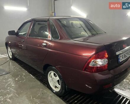 Красный ВАЗ 2170 Priora, объемом двигателя 1.6 л и пробегом 270 тыс. км за 1999 $, фото 4 на Automoto.ua
