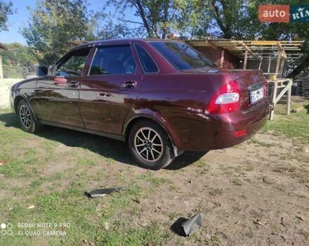 Красный ВАЗ 2170 Priora, объемом двигателя 1.6 л и пробегом 104 тыс. км за 3300 $, фото 4 на Automoto.ua