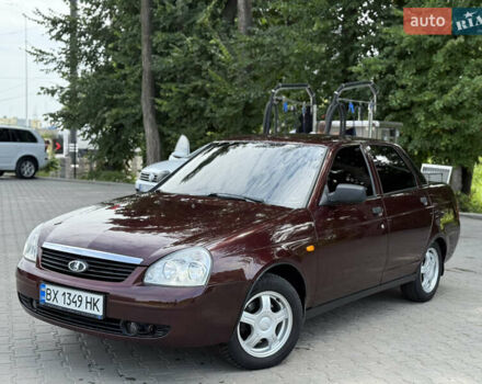 Красный ВАЗ 2170 Priora, объемом двигателя 1.6 л и пробегом 95 тыс. км за 3499 $, фото 1 на Automoto.ua