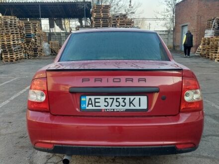 Красный ВАЗ 2170 Priora, объемом двигателя 1.6 л и пробегом 342 тыс. км за 1400 $, фото 1 на Automoto.ua