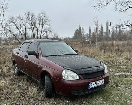 Красный ВАЗ 2170 Priora, объемом двигателя 1.6 л и пробегом 146 тыс. км за 2000 $, фото 1 на Automoto.ua