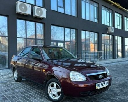 Красный ВАЗ 2170 Priora, объемом двигателя 1.6 л и пробегом 70 тыс. км за 2999 $, фото 1 на Automoto.ua