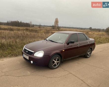 Красный ВАЗ 2170 Priora, объемом двигателя 1.6 л и пробегом 152 тыс. км за 3600 $, фото 1 на Automoto.ua