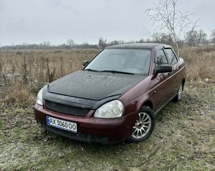 Красный ВАЗ 2170 Priora, объемом двигателя 1.6 л и пробегом 146 тыс. км за 2000 $, фото 1 на Automoto.ua