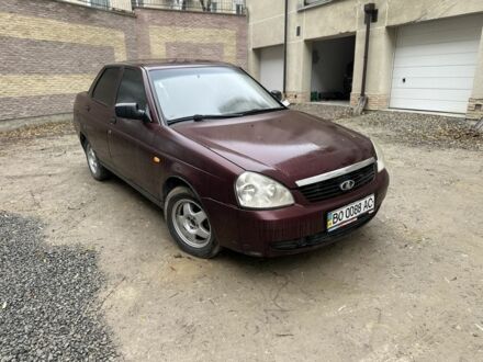 Красный ВАЗ 2170 Priora, объемом двигателя 1.6 л и пробегом 178 тыс. км за 1200 $, фото 1 на Automoto.ua