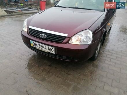 Красный ВАЗ 2170 Priora, объемом двигателя 1.6 л и пробегом 172 тыс. км за 3200 $, фото 1 на Automoto.ua