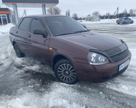 Красный ВАЗ 2170 Priora, объемом двигателя 1.6 л и пробегом 240 тыс. км за 2399 $, фото 1 на Automoto.ua