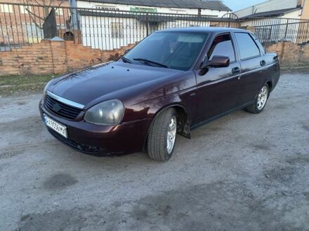 Червоний ВАЗ 2170 Priora, об'ємом двигуна 1.6 л та пробігом 200 тис. км за 1600 $, фото 1 на Automoto.ua