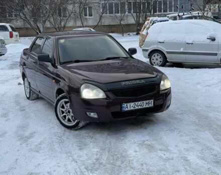 Красный ВАЗ 2170 Priora, объемом двигателя 1.6 л и пробегом 260 тыс. км за 1950 $, фото 1 на Automoto.ua