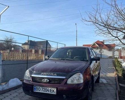 Красный ВАЗ 2170 Priora, объемом двигателя 1.6 л и пробегом 156 тыс. км за 2200 $, фото 1 на Automoto.ua