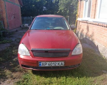 Красный ВАЗ 2170 Priora, объемом двигателя 1.6 л и пробегом 270 тыс. км за 1459 $, фото 1 на Automoto.ua
