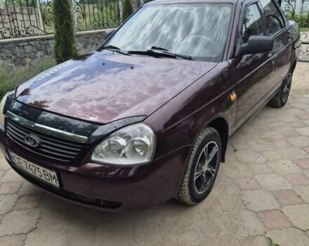 Красный ВАЗ 2170 Priora, объемом двигателя 1.6 л и пробегом 152 тыс. км за 2762 $, фото 1 на Automoto.ua