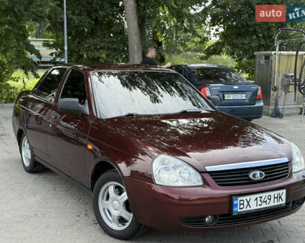 Красный ВАЗ 2170 Priora, объемом двигателя 1.6 л и пробегом 95 тыс. км за 3499 $, фото 1 на Automoto.ua