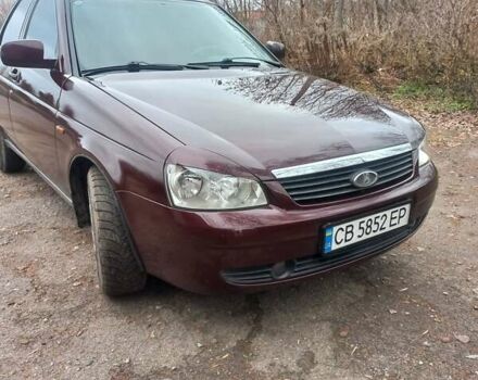 Красный ВАЗ 2170 Priora, объемом двигателя 1.6 л и пробегом 158 тыс. км за 3300 $, фото 1 на Automoto.ua