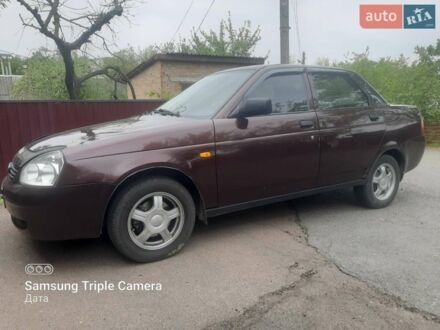 Червоний ВАЗ 2170 Priora, об'ємом двигуна 1.6 л та пробігом 121 тис. км за 3800 $, фото 1 на Automoto.ua