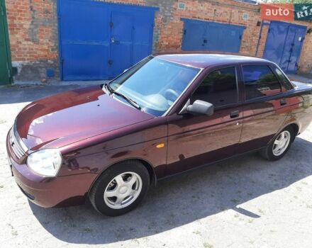 Красный ВАЗ 2170 Priora, объемом двигателя 1.6 л и пробегом 120 тыс. км за 4500 $, фото 1 на Automoto.ua