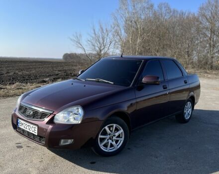 Красный ВАЗ 2170 Priora, объемом двигателя 1.6 л и пробегом 99 тыс. км за 3900 $, фото 1 на Automoto.ua