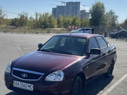 Красный ВАЗ 2170 Priora, объемом двигателя 1.6 л и пробегом 140 тыс. км за 3500 $, фото 1 на Automoto.ua