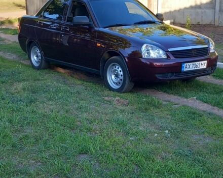 Красный ВАЗ 2170 Priora, объемом двигателя 1.6 л и пробегом 90 тыс. км за 4500 $, фото 1 на Automoto.ua