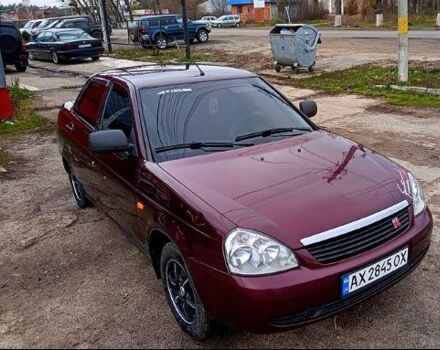 Красный ВАЗ 2170 Priora, объемом двигателя 6 л и пробегом 164 тыс. км за 3100 $, фото 1 на Automoto.ua