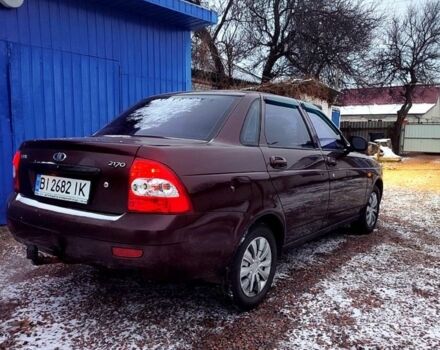 Красный ВАЗ 2170 Priora, объемом двигателя 1.6 л и пробегом 176 тыс. км за 2400 $, фото 1 на Automoto.ua
