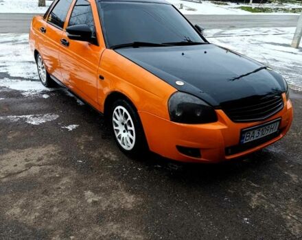 Желтый ВАЗ 2170 Priora, объемом двигателя 2 л и пробегом 83 тыс. км за 3500 $, фото 1 на Automoto.ua