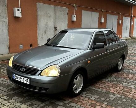 Серый ВАЗ 2170 Priora, объемом двигателя 1.6 л и пробегом 250 тыс. км за 2150 $, фото 3 на Automoto.ua