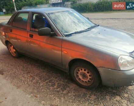 Сірий ВАЗ 2170 Priora, об'ємом двигуна 1.6 л та пробігом 186 тис. км за 1650 $, фото 7 на Automoto.ua