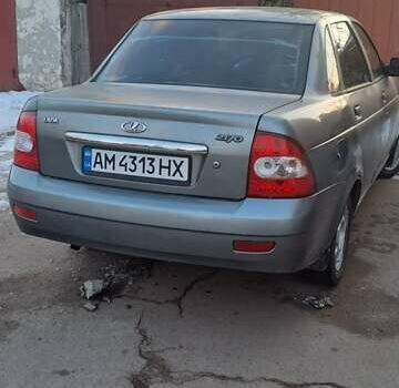 Серый ВАЗ 2170 Priora, объемом двигателя 1.6 л и пробегом 220 тыс. км за 2150 $, фото 1 на Automoto.ua