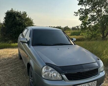 Серый ВАЗ 2170 Priora, объемом двигателя 1.6 л и пробегом 212 тыс. км за 2900 $, фото 3 на Automoto.ua