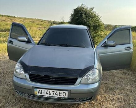 Серый ВАЗ 2170 Priora, объемом двигателя 1.6 л и пробегом 212 тыс. км за 2900 $, фото 9 на Automoto.ua