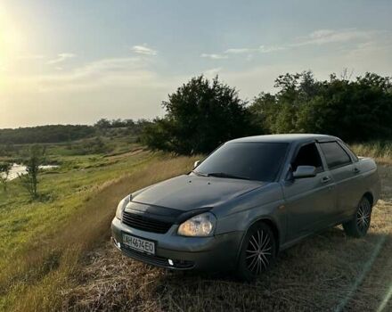 Серый ВАЗ 2170 Priora, объемом двигателя 1.6 л и пробегом 212 тыс. км за 2900 $, фото 12 на Automoto.ua