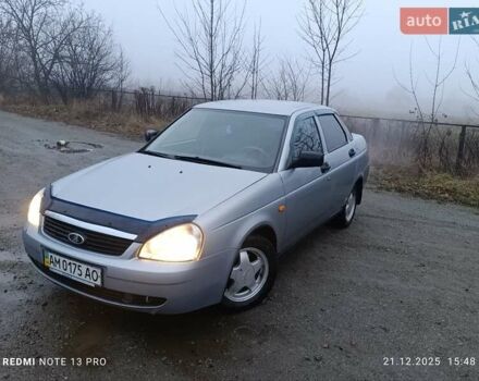 Сірий ВАЗ 2170 Priora, об'ємом двигуна 1.6 л та пробігом 193 тис. км за 1900 $, фото 1 на Automoto.ua