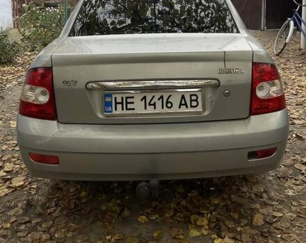 Серый ВАЗ 2170 Priora, объемом двигателя 1.6 л и пробегом 350 тыс. км за 2000 $, фото 1 на Automoto.ua