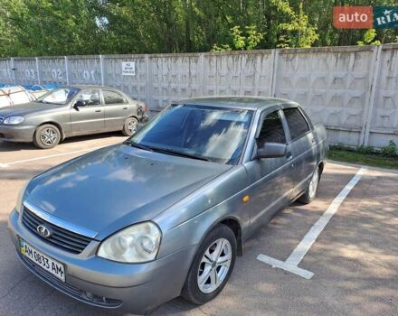 Серый ВАЗ 2170 Priora, объемом двигателя 1.6 л и пробегом 217 тыс. км за 2800 $, фото 1 на Automoto.ua