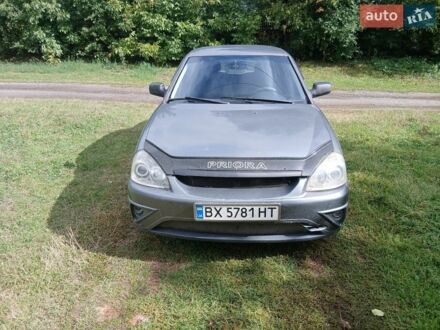 Серый ВАЗ 2170 Priora, объемом двигателя 1.69 л и пробегом 360 тыс. км за 1700 $, фото 1 на Automoto.ua