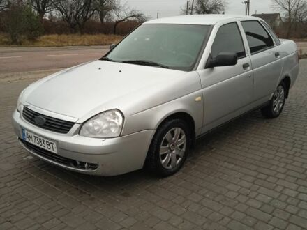 Серый ВАЗ 2170 Priora, объемом двигателя 1.6 л и пробегом 103 тыс. км за 2200 $, фото 1 на Automoto.ua