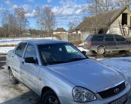 Серый ВАЗ 2170 Priora, объемом двигателя 1.6 л и пробегом 130 тыс. км за 1950 $, фото 1 на Automoto.ua